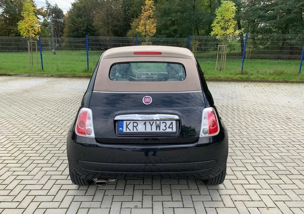 Fiat 500 cena 24900 przebieg: 101800, rok produkcji 2013 z Kraków małe 191